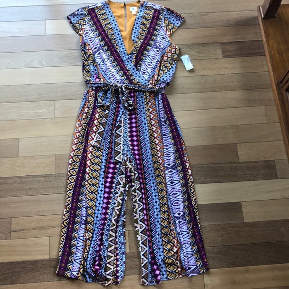 Dress Barn Pants & Jumpsuits Nwt Colorful Romper Poshmark